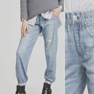 Authentic Rag & Bone Miramar Cotton Joggers  XL color: glass hill